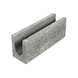 PARPAING EN U 15x20x50 CHAINAGE HORIZONTAL 84pces/pal BEMACO